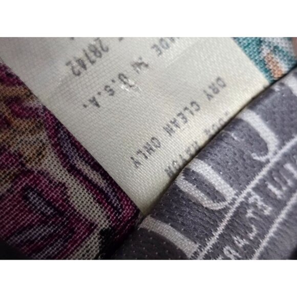 Vintage 90s Dark Romantic Boho Paisley Eclectic Blazer Jacket - Picture 13 of 16